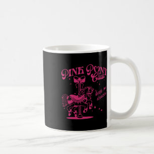 Pony and Heelses Lover Pink Girls Clubs Cowgirl Kaffeetasse
