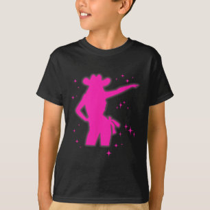 Pony and Heelses Lover Pink Girls Clubs Disco Birt T-Shirt