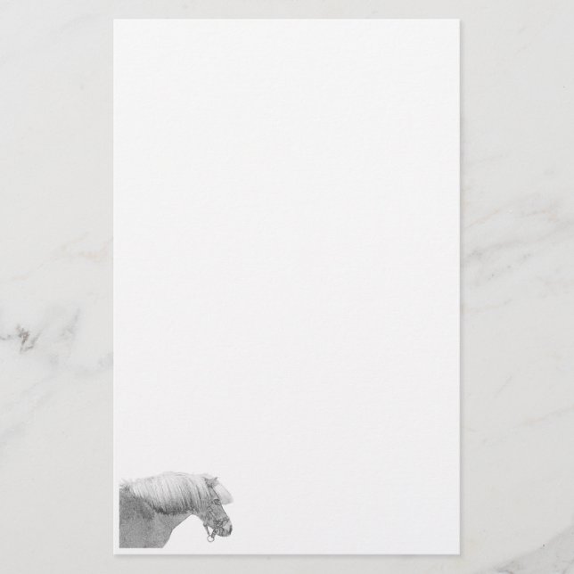 Pony-Briefpapier Briefpapier (Vorderseite)