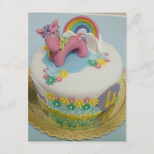 Pony cake 1 postkarte