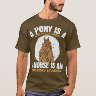 Pony Childhood Dream, Pferdejugendlicher Schatz T-Shirt