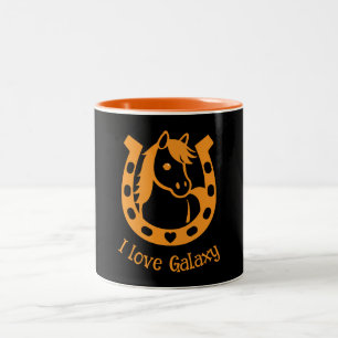 Pony Club Reiter Zweifarbige Tasse