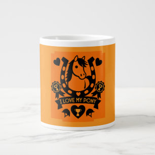 Pony Club Rider Jumbo-Tasse