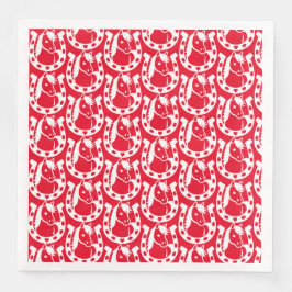 Pony Club Rider Serviette