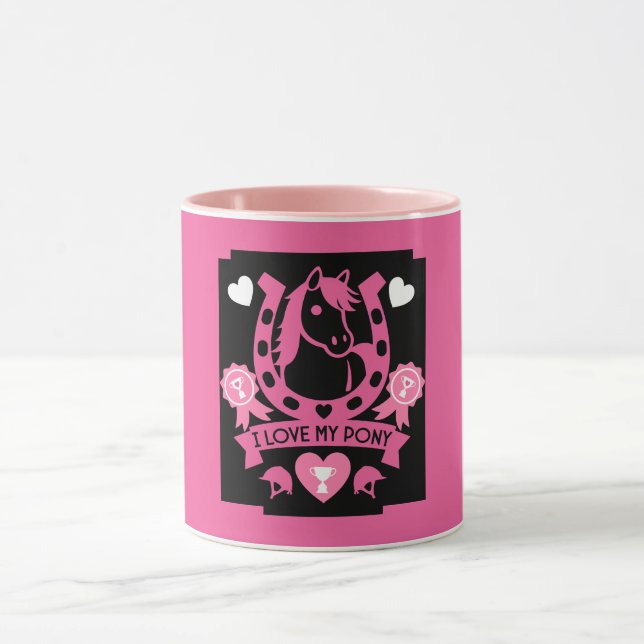 Pony Club Rider Tasse (Zentrum)