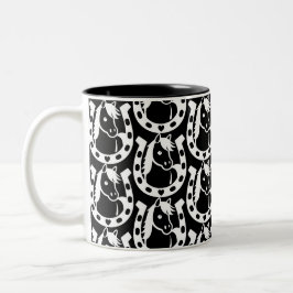 Pony Club Rider Zweifarbige Tasse