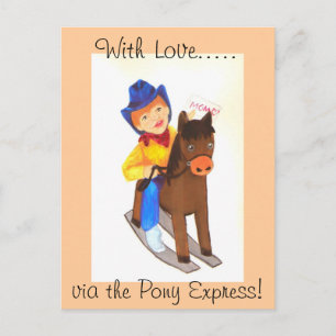 Pony Express Postkarte