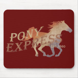 Pony Express Vintag Mousepad