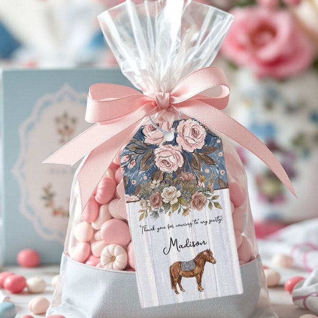 Pony Geburtstag Geschenkanhänger (Von Creator hochgeladen)