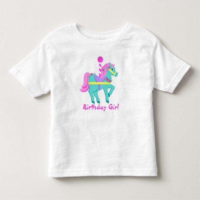 Pony / Geburtstag gestrichen Kleinkind T-shirt (Vorderseite)