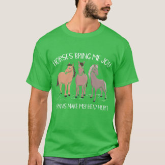 Pony Horse Lover Reitsport Reiten T-Shirt