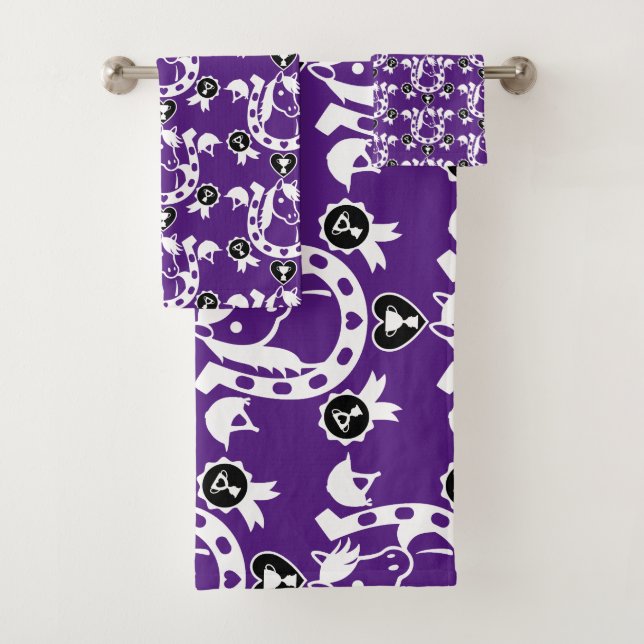 Pony Horse Zuhause Badhandtuch Set (Insitu)