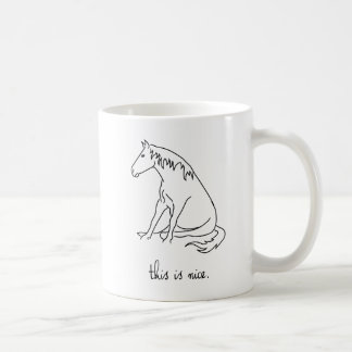 Pony-Linien - dieses ist Nizza Kaffeetasse