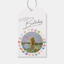 Pony Party Geschenkanhänger, Kindergeburstags Deko Geschenkanhänger