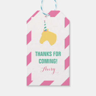 Pony-Party-personalisiertes Geschenk-Umbau-Rosa Geschenkanhänger