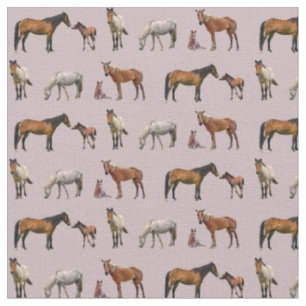 Pony Party Stoff (Staubrosa)