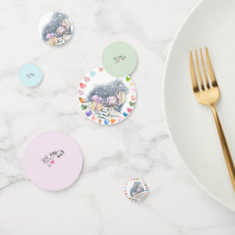 Pony Party Tischkonfetti für Pferdemädchen Konfetti