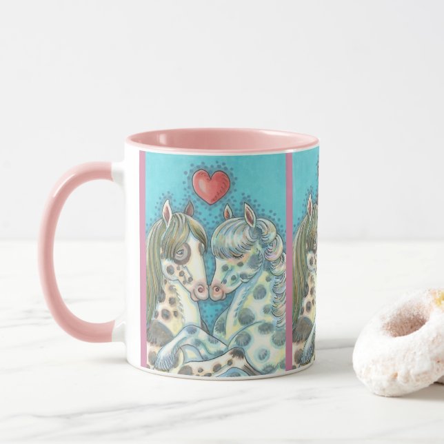 Pony Passion CUMBO HORSE TASSE Pink Trimm (Mit Donut)