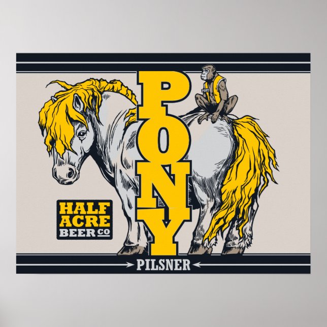 Pony Pilsner Poster (Vorne)