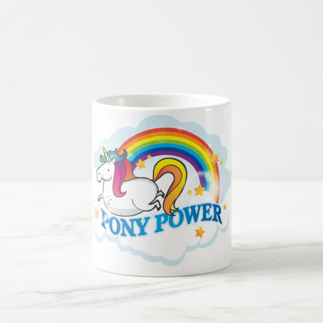 Pony-Powerunicorn-Tasse Tasse (Mittel)