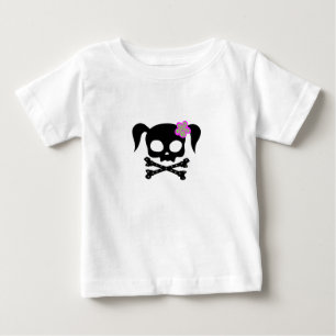Pony-Schwanz-Schädel *** Baby T-shirt