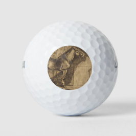 Pony-Sketch (von Paul-Albert Besnard) Golfball