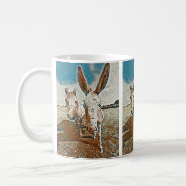 Pony und Donkey Kaffeetasse (Links)