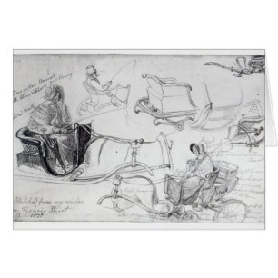 Pony und Fallen auf Francis-Straße, London, 1835