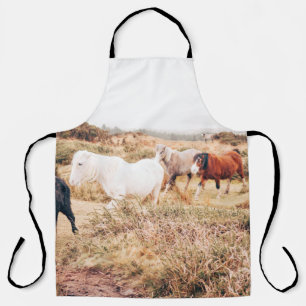 PONYHERDE IM HERBST SCHÜRZE
