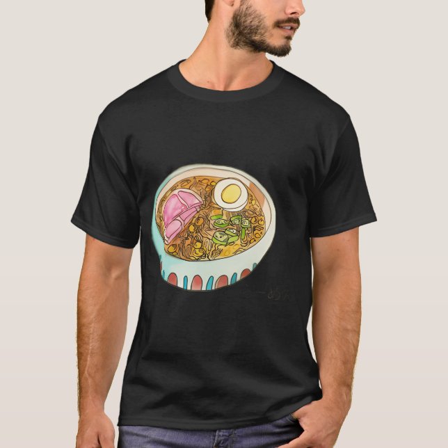 Ponyo-Ramen T-Shirt (Vorderseite)
