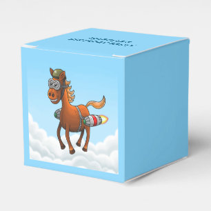 Ponys fliegende Raketenfahrt Geschenkschachtel