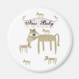 Ponys Vogel Karussell etsy neues Baby Magnet