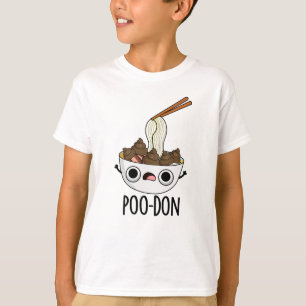 Poo-don Lustiger Udon-Wortwitz T-Shirt