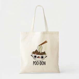 Poo-don Lustiger Udon-Wortwitz Tragetasche
