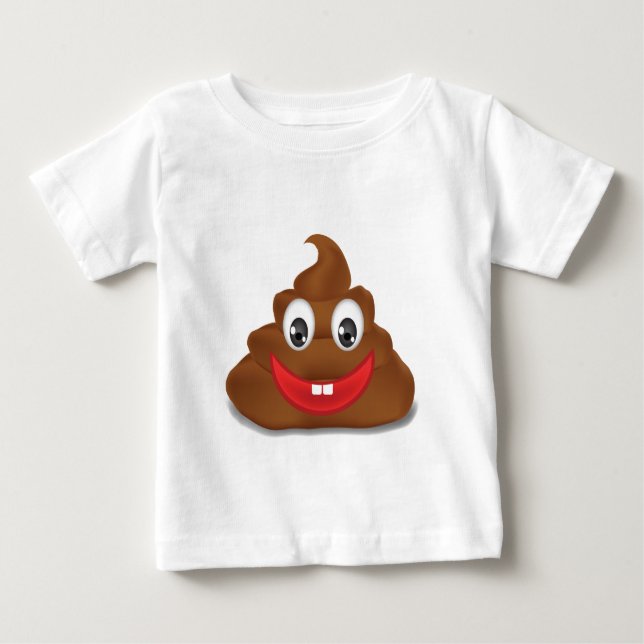 poo emojis baby t-shirt (Vorderseite)