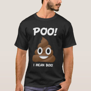 Poo Halloween Gekackt Kostüm Shirt I Gemein Boo Ge