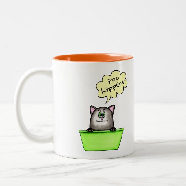 Poo Happens Tasse (Links)