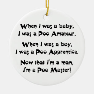 Poo Master Keramikornament