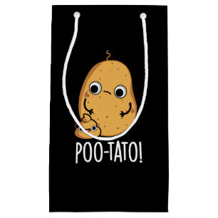 Poo-tato Lustiger Gemüse-Kotz-Wortwitz Dunkler Hin Kleine Geschenktüte