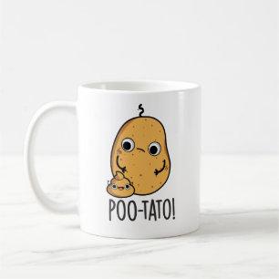 Poo-tato Lustiger Gemüse-Kotz-Wortwitz Kaffeetasse