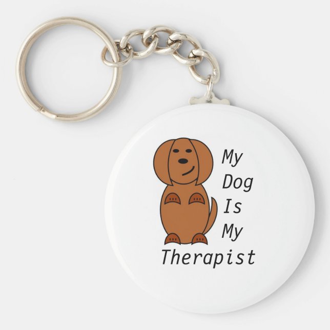 Pooch Therapy Keyring Schlüsselanhänger (Vorne)