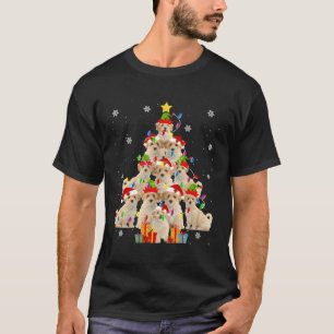 Poochon Christmas Tree Funny Santa Poochon Dog Xma T-Shirt