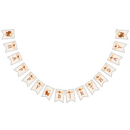 Poochtastic HAPPY BIRTHDAName Opt. auf Flag 7 Wimpelkette