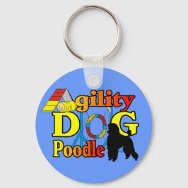 Poodle Agility Geschenke Schlüsselanhänger