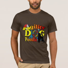 Poodle Agility Geschenke T-Shirt