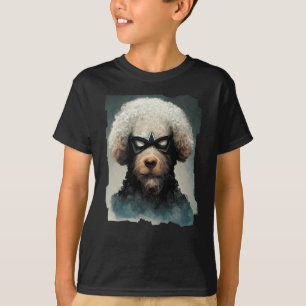 Poodle als Superhelden verkleidet T-Shirt