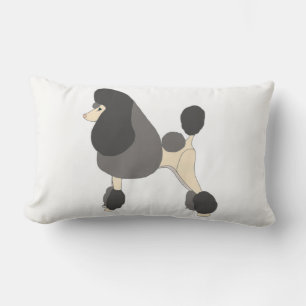 Poodle anzeigen lendenkissen
