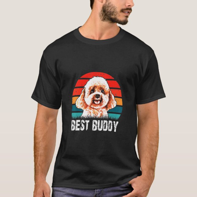 Poodle Birthday Best Buddy T-Shirt (Vorderseite)