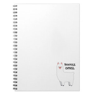 Poodle Camel Notebook Notizblock