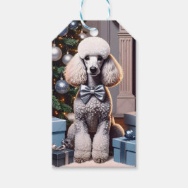 Poodle Christmas Geschenkanhänger